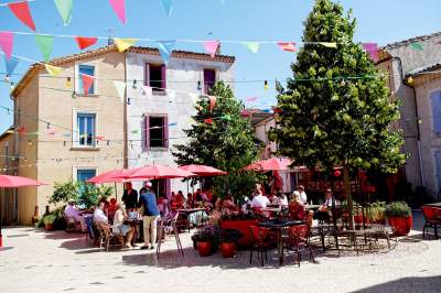 Château Castigno, Assignan, Evénements terrase restaurant