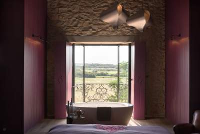 Château Castigno, Assignan, Salle de bain
